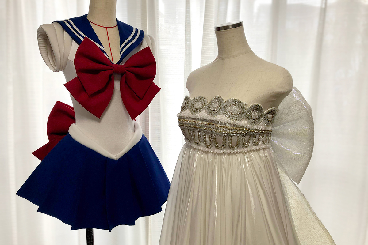セーラームーンの戦闘服＆プリンセス・セレニティのドレス